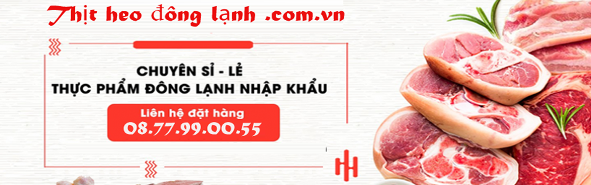 thịt heo dong lạnh